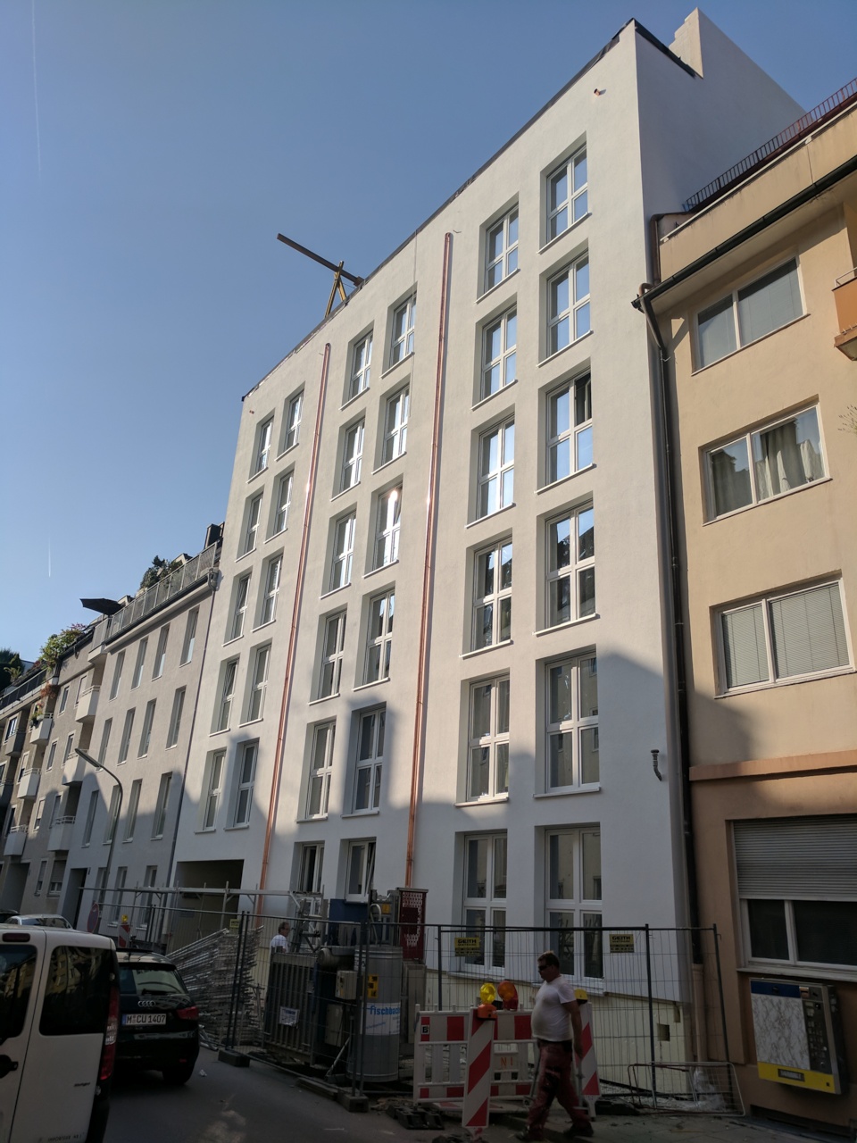 Neue Fassade Studentenwohnheim Emanuelstrasse