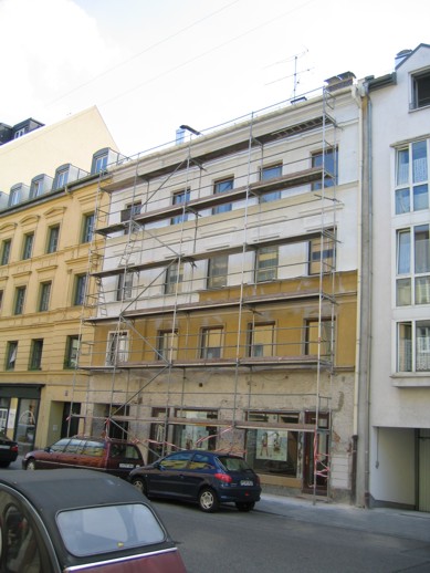 Fassadensanierung Studentenwohnheim M�nchen Gabelsbergerstrasse